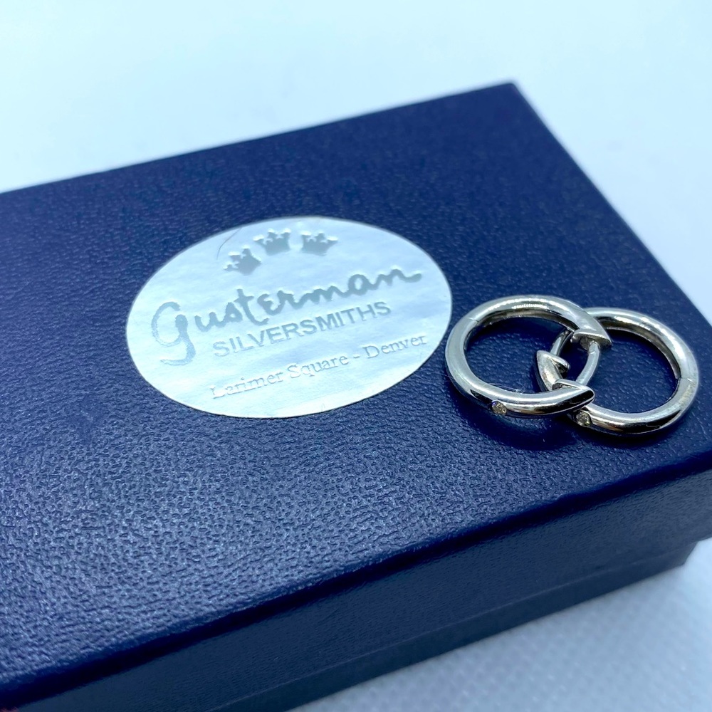 NWT • Diamond Hoop Earrings